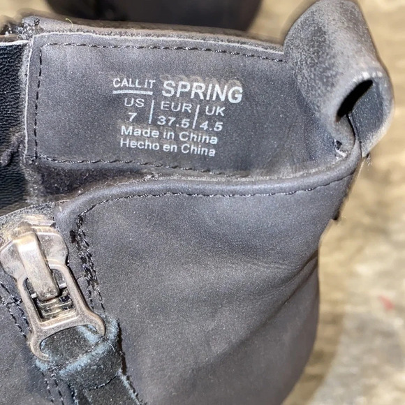 Call it  spring black zipper booties 7 - Picture 5 of 8